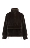 Source Unknown Zvika Faux-fur Anorak Jacket In Brown