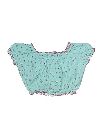 Pre-owned Sous Le Soleil Kids' Sleeveless Blouse In Blue