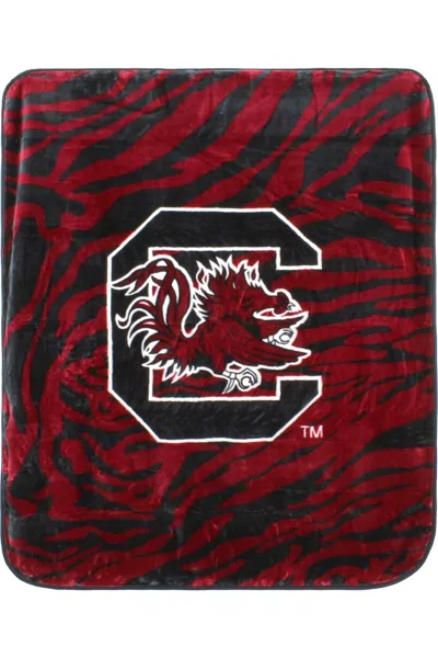 South Carolina Gamecocks Raschel Knit Digital Print Blanket
