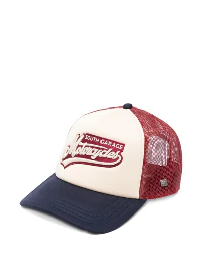 South Garage Cappello Da Baseball A Blocchi Di Colore Con Stampa