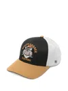 South Garage Embroidered Mesh-panel Cap In Brown