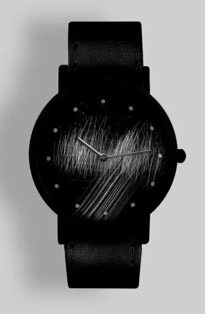 Pre-owned South Lane Stockholm South Lane Avant Surface Watch - Black (made In Switzerland)