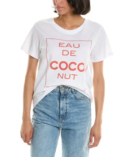 South Parade Eau De Coco T-shirt In White