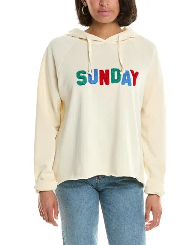 South Parade Sunday Hoodie In White