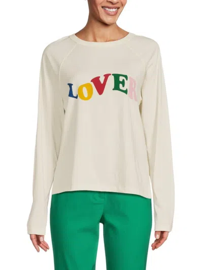 South Parade Women's Pima Cotton Lover Tee In Off White
