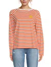 SOUTH PARADE WOMEN'S STRIPED LONG SLEEVE TEE