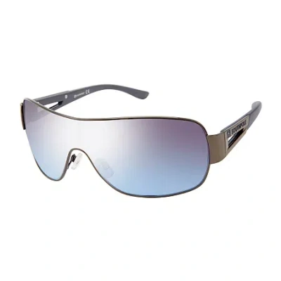 South Pole Southpole Southpole Mens Uv Protection Shield Sunglasses In Blue