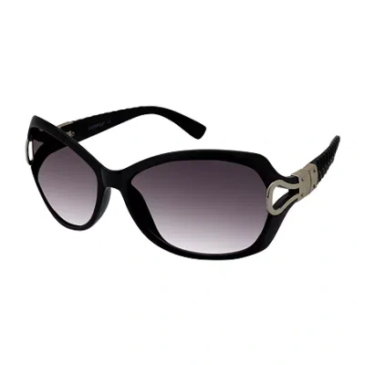 South Pole Southpole Womens Uv Protection Square Sunglasses In Black