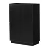 South Shore Furniture Arum High-buffet, Black Oak In Black