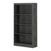South Shore Furniture Axess 4-shelf Bookcase, Gray Oak