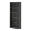 South Shore Furniture Axess 5-shelf Bookcase, Gray Oak