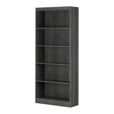 South Shore Furniture Axess 5-shelf Bookcase, Gray Oak