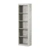 South Shore Furniture Axess 5-shelf Narrow Bookcase, Seaside Pine