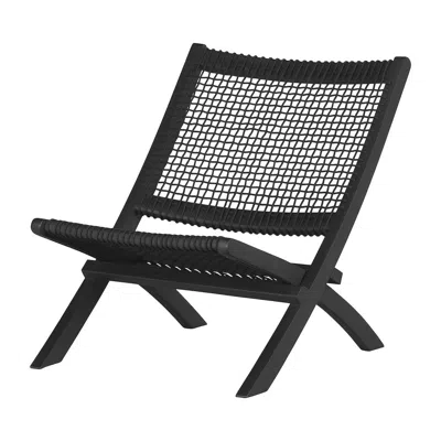 South Shore Furniture Balka Lounge Chair, Black