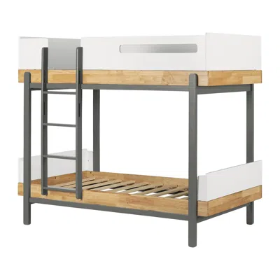 South Shore Furniture Bebble Bed, Natural And Gray