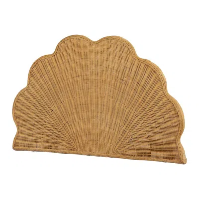 South Shore Furniture Bloom Wall-mounted Headboard, Natural In Brown