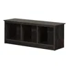 South Shore Furniture Fernley Bench, Rubbed Black
