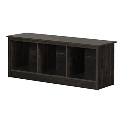 South Shore Furniture Fernley Bench, Rubbed Black