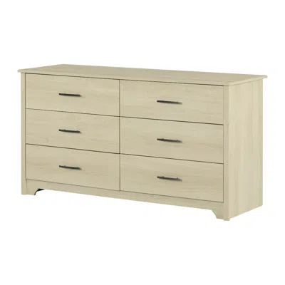 South Shore Furniture Fusion 6-drawer Dresser, Bleached Oak