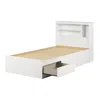 South Shore Furniture Gramercy Bed And Headboard Set, Pure White