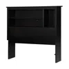 South Shore Furniture Gramercy Headboard, Pure Black