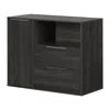 South Shore Furniture Hourra 2-drawer Dresser With Door, Gray Oak