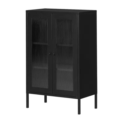South Shore Furniture Kodali Accent Cabinet, Black