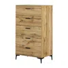 South Shore Furniture Musano 5-drawer Chest, Nordik Oak In Brown