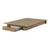 South Shore Furniture Musano Platform Bed, Nordik Oak