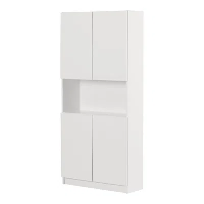 South Shore Furniture Olea 4-door Bookcase, Pure White