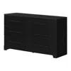 South Shore Furniture Primo 6-drawer Double Dresser, Black Oak