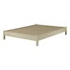 South Shore Furniture Step One Essential Bed, Bleached Oak In Neutral