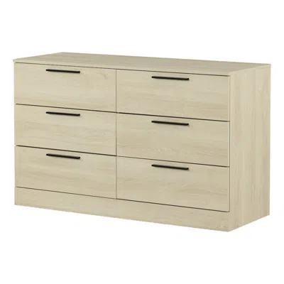 South Shore Furniture Step One Essential Dresser, Bleached Oak