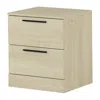 South Shore Furniture Step One Essential Nightstand, Bleached Oak