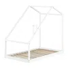 South Shore Furniture Sweedi House Bed, White In Black