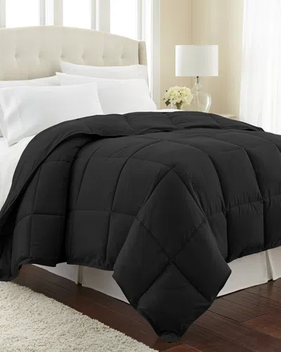 South Shore Linens All Seasons Lightweight Down Alternative Comforter In Black
