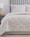 South Shore Linens Enchantment Quilt Set In Coral