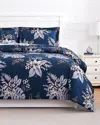 South Shore Linens Flora 300tc Sateen Duvet Set In Blue