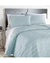 South Shore Linens Light Weight Embroidered Brickyard Quilt Set