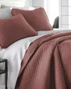 South Shore Linens Oversized Geometric Easy Care Quilt Set