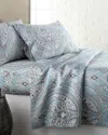 South Shore Linens Southshore Linens Pure Melody Classic Paisley Printed Easy Care Sheet Set