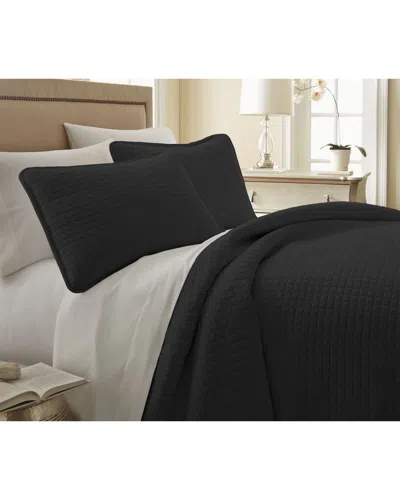 South Shore Linens Southshore Linens Vilano Springs Quilt Set In Black