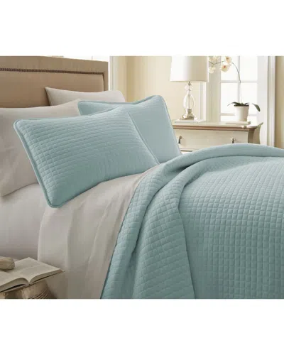 South Shore Linens Southshore Linens Vilano Springs Quilt Set In Blue