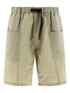 South2 West8 Belted Patch-pocket Shorts In Neutral