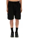 South2 West8 Twill Bermuda Shorts In Black