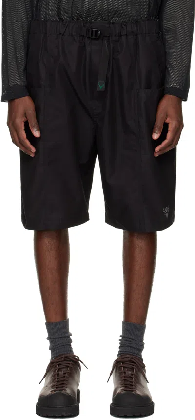 SOUTH2 WEST8 BLACK BELTED C.S. SHORTS