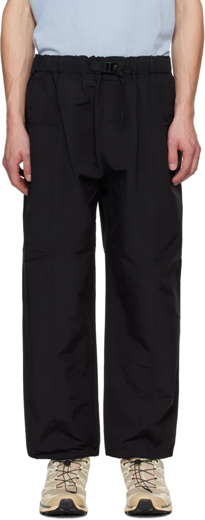 South2 West8 Black Belted C.s Trousers In C-black