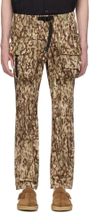 South2 West8 Brown & Beige Tenkara Trout Trousers In Horn Camo