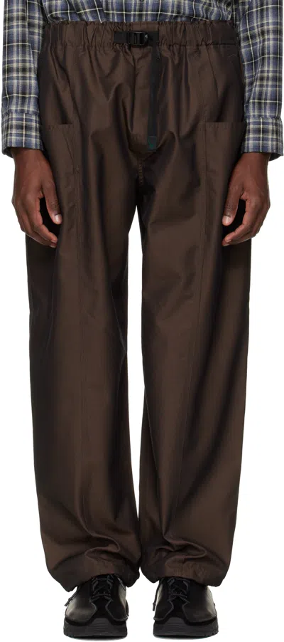 South2 West8 Brown Belted C.s. Trousers