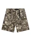 South2 West8 Camouflage Belted Shorts In Green